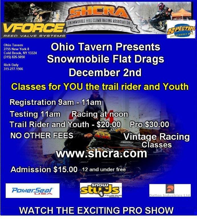 Ohio Tavern Snowmobile Flat Drags