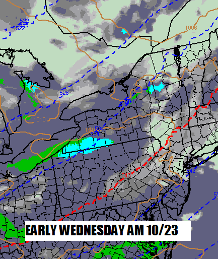 Early Wednesday Lake Effect Snow