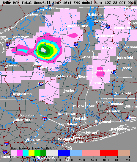 Lake effect snow