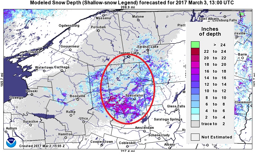 Adirondack Snow Pack